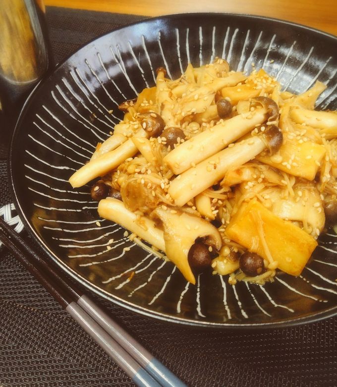＊しめじ、エリンギ、えのきのおかか炒め＊-レシピのメイン写真