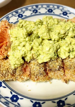 揚げないサーモンフライ　アボカドタルタル-レシピのメイン写真