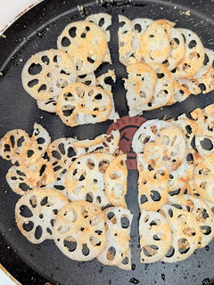 スライサーde皮付きれんこんチーズ焼き-レシピのメイン写真