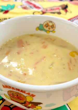 【幼児食】コーンスープ-レシピのメイン写真