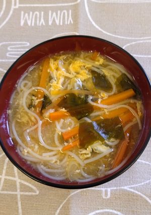 かき玉とろとろにゅう麺-レシピのメイン写真