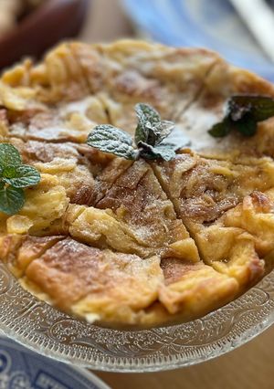 簡単豪華！炊飯器でブレッドプディング-レシピのメイン写真