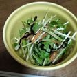 水菜となめ茸のあえもの