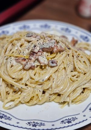 ワンパンベーコンチーズパスタ-レシピのメイン写真