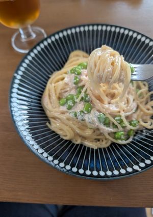 枝豆と明太子のクリームパスタ-レシピのメイン写真