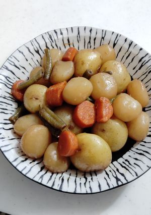 玉こんにゃくと小芋の煮物-レシピのメイン写真