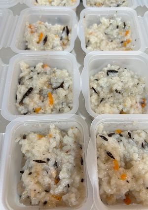 炊飯器で簡単！ひじきとツナの五分粥-レシピのメイン写真