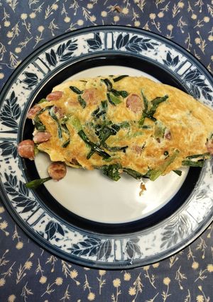 ニラ玉ソーセージ🥚🌭-レシピのメイン写真