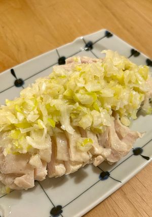 中華の蒸し鶏-レシピのメイン写真