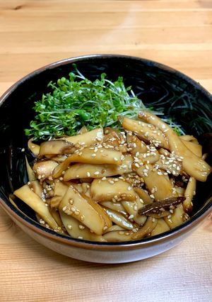 エリンギで作るおつまみメンマもどき-レシピのメイン写真