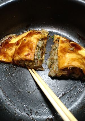 広島風お好み焼き(そば無し簡単)-レシピのメイン写真
