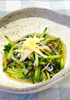 もずくときゅうりの和え物-レシピのメイン写真