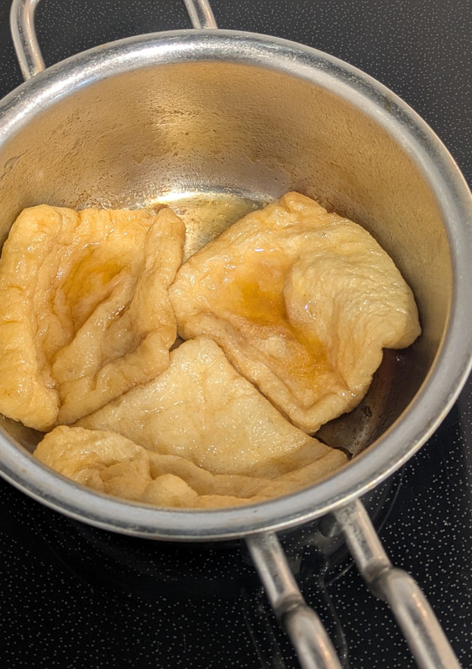 自分で作るきつねあげ（いなりあげ）-レシピのメイン写真