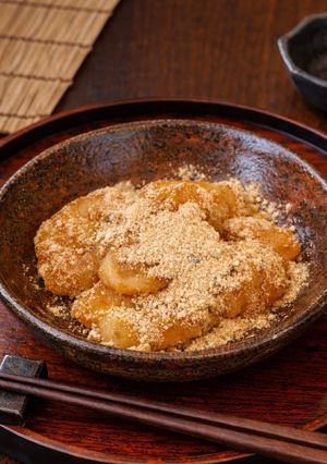簡単！レンジで出来る！きな粉餅-レシピのメイン写真