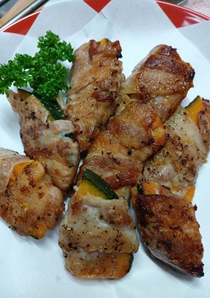かぼちゃの肉巻き-レシピのメイン写真