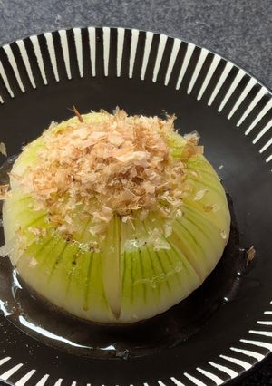 旬の甘さが◎丸ごと新玉ねぎのバターポン酢-レシピのメイン写真