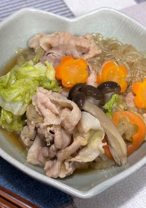 しみしみ♪豚バラと白菜のお鍋風-レシピのメイン写真
