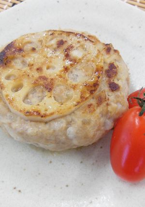 ♦野菜たべよう♦和風れんこんハンバーグ-レシピのメイン写真