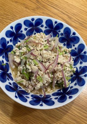 簡単に！ラープガイ風鶏そぼろ-レシピのメイン写真
