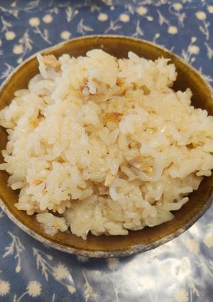 新玉ねぎとツナの炊き込みご飯🧅🐟-レシピのメイン写真