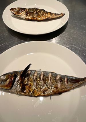 鯵の塩焼き・ローズマリーフレーバー-レシピのメイン写真