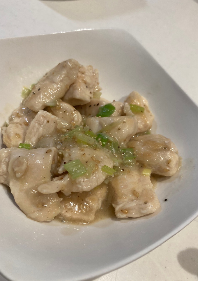 鶏むね肉のねぎ塩炒め-レシピのメイン写真