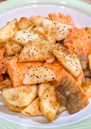 鮭と長芋の照りマヨ焼き-レシピのメイン写真