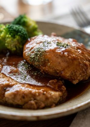 無限に食べれるふわふわ豆腐ハンバーグ-レシピのメイン写真
