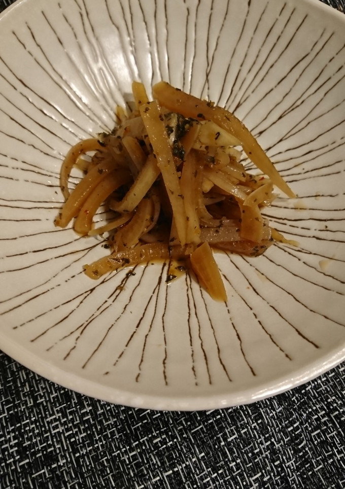大根皮ゆかりの麺つゆ漬け-レシピのメイン写真
