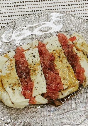 豆腐とまぐろたたきのカプレーゼ風-レシピのメイン写真
