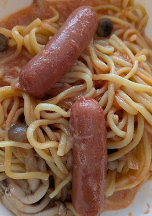 3分ナポリタン風焼きそば-レシピのメイン写真