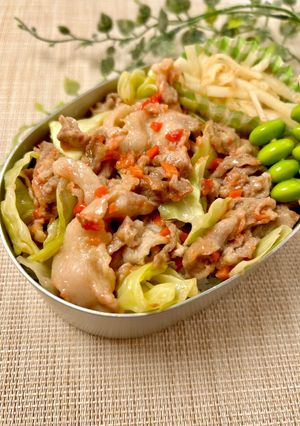 紅生姜のマヨ豚弁当-レシピのメイン写真
