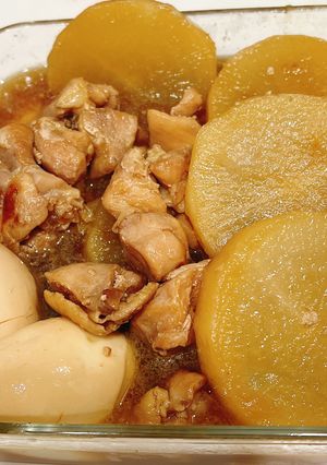 味しみしみ鶏大根♡煮卵入り-レシピのメイン写真