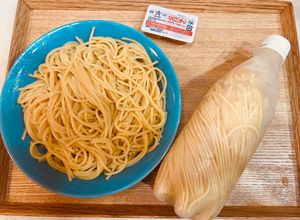 災害時や停電時に役立つ水漬け冷凍パスタ🍝-レシピのメイン写真