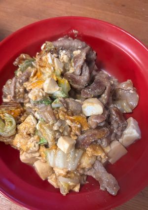 豚肉すき焼き風炒め-レシピのメイン写真