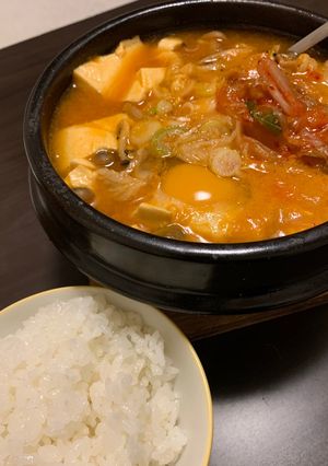 スンドゥブチゲ！簡単トゥッペギで本格的純豆腐チゲ-レシピのメイン写真