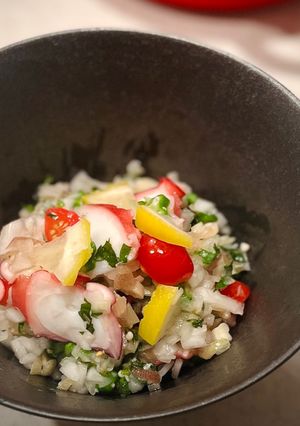蛸と香味野菜の和風セビーチェ-レシピのメイン写真