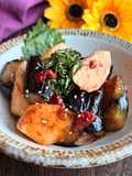【さっぱり副菜】山芋とナスの梅醤油炒め