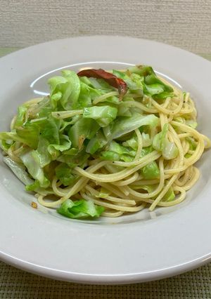 春キャベツのパスタ！アーリオ・オーリオ🧄-レシピのメイン写真