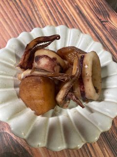 赤イカとじゃがいもの煮物-レシピのメイン写真
