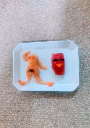 お寿司を食べよう裸一貫とお笑いネタ-レシピのメイン写真