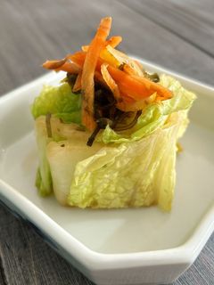 簡単おいしい!パパッと白菜浅漬け-レシピのメイン写真