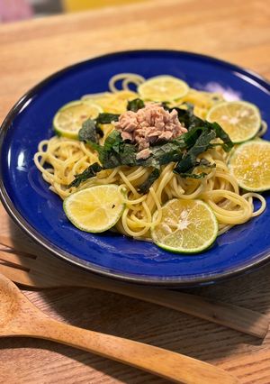 すだちとツナのパスタ-レシピのメイン写真