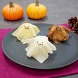 【ハロウィン♪】レンチン春巻の皮でおばけクレープ