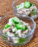 オクラとツナのおろし和え・副菜(酢の物)