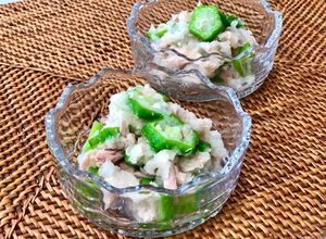 オクラとツナのおろし和え・副菜(酢の物)-レシピのメイン写真