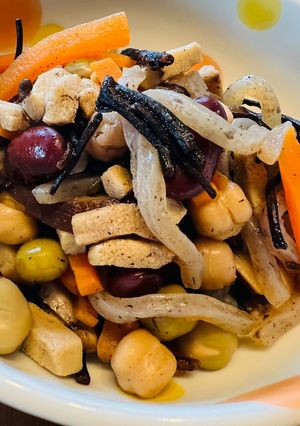 高野豆腐とひじきのヘルシー煮物-レシピのメイン写真
