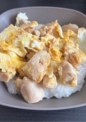 漢の爆弾鶏胸親子丼ドォォーーン💥-レシピのメイン写真