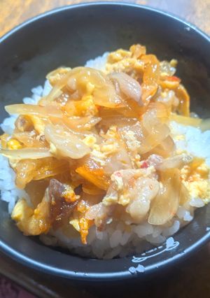 牛脂卵綴じ丼-レシピのメイン写真