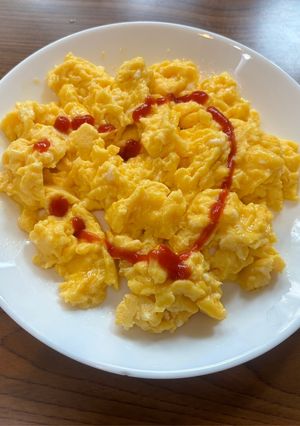 最初のスクランブルエッグ-レシピのメイン写真
